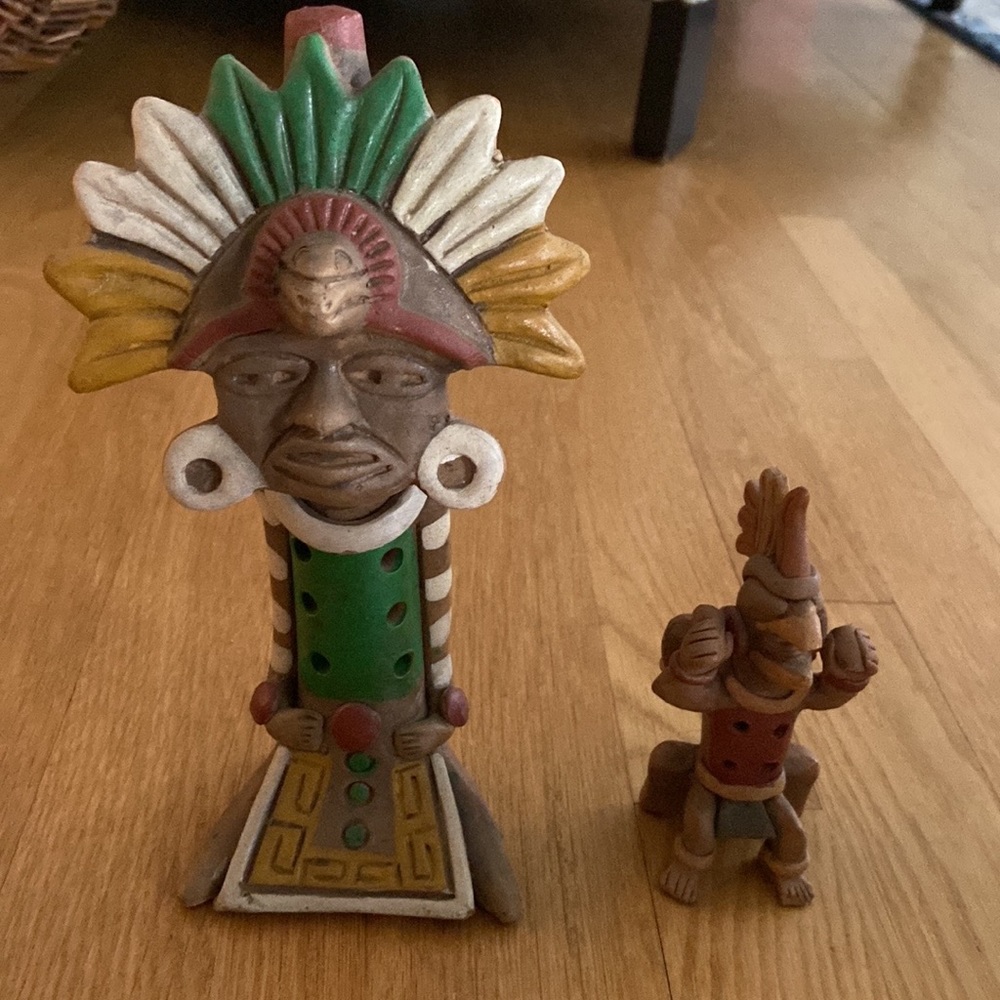 Mexican Mayan Aztec Flutes Set